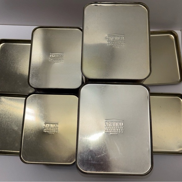 Cheinco 1978 / 1979 Golden Harvest tin kitchen canister set - Picture 3 of 15